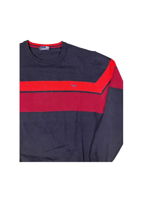Harmont & Blaine - 3XL - Maglione a girocollo in misto di materiali multicolore uomo - immagine 3