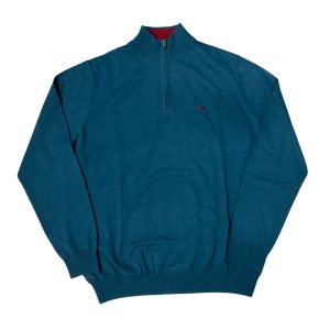 Harmont & Blaine - Maglione in cotone e lana petrolio uomo