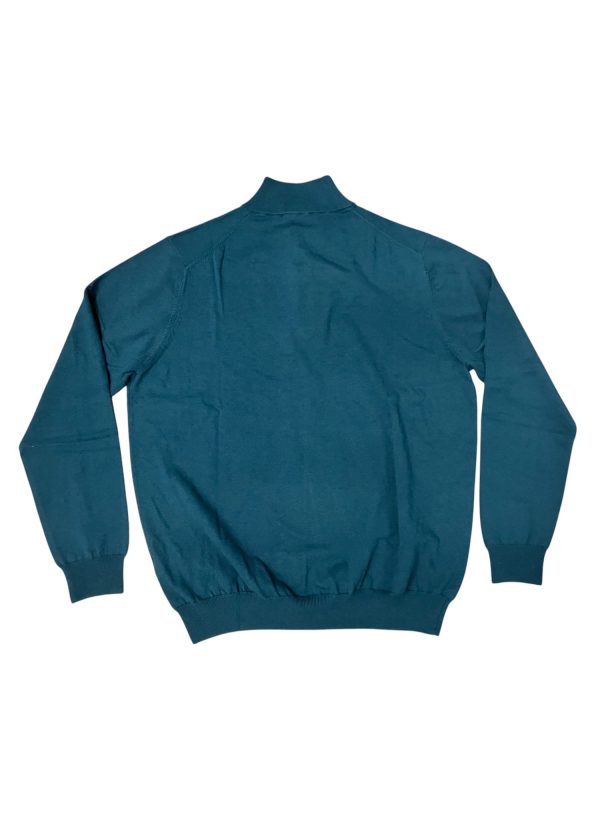 Harmont & Blaine - Maglione in cotone e lana petrolio uomo - immagine 2