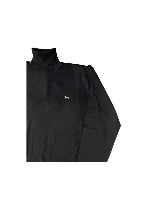 Harmont & Blaine - Maglione a dolcevita in lana nero uomo - immagine 3