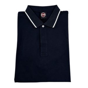 Colmar - Polo monday in piquè stretch blu scuro - S