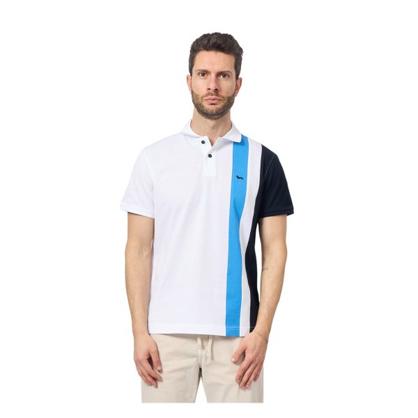 Harmont & Blaine - Polo in cotone con righe verticali LRN424