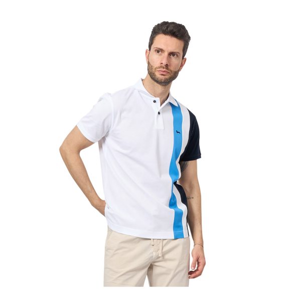 Harmont & Blaine - Polo in cotone con righe verticali LRN424 - immagine 2