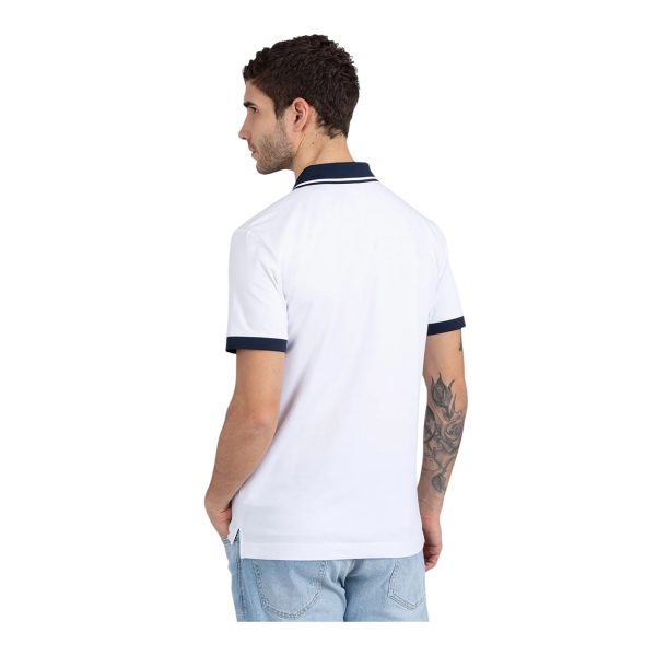 Emporio Armani - 3XL - Polo EA7 3RPF17 PJ03Z tennis club cotone bianco blu - immagine 4