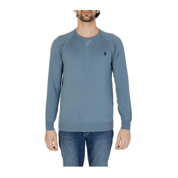 U.S. Polo Assn. - Maglia in filo di cotone grigio LIN 53568 EH3 - immagine 2