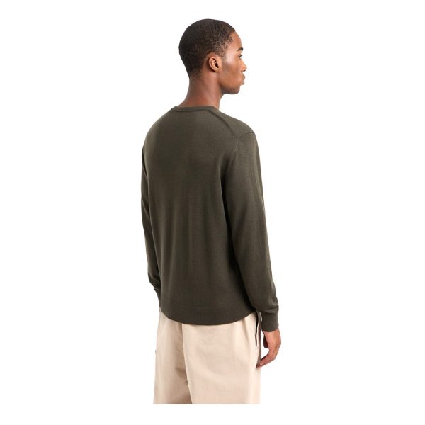 Armani Exchange - Maglione in lana verde oliva scuro 8NZM3A ZM8AZ - immagine 2