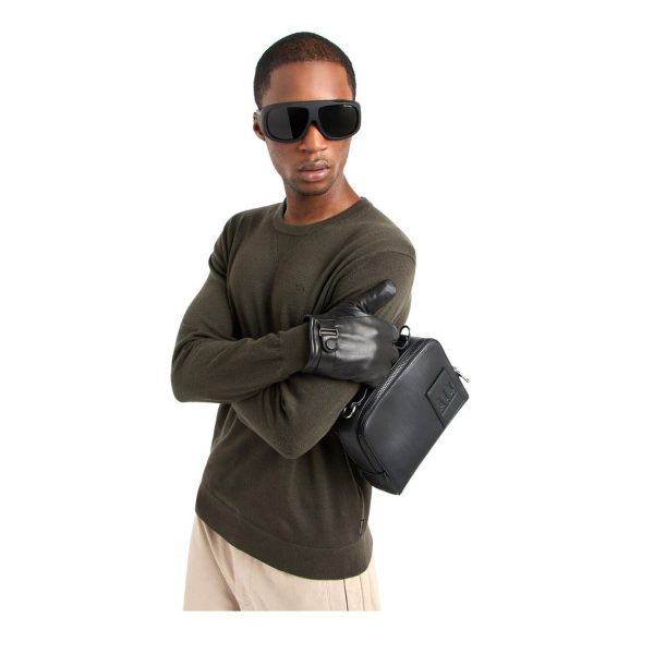 Armani Exchange - Maglione in lana verde oliva scuro 8NZM3A ZM8AZ - immagine 4