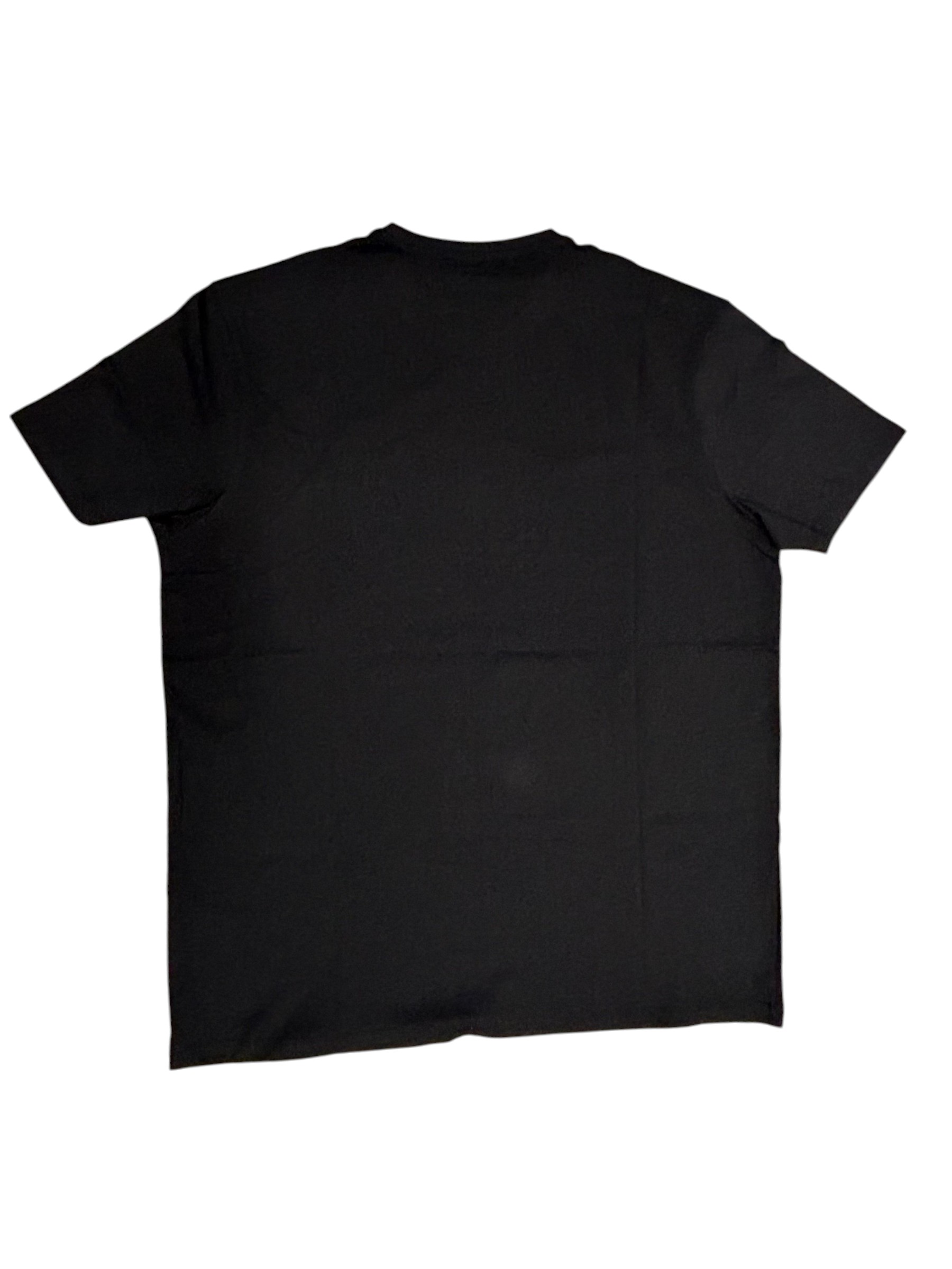 U.S. Polo Assn. - T-shirt uomo in cotone nero con logo grigio - 3XL - immagine 3