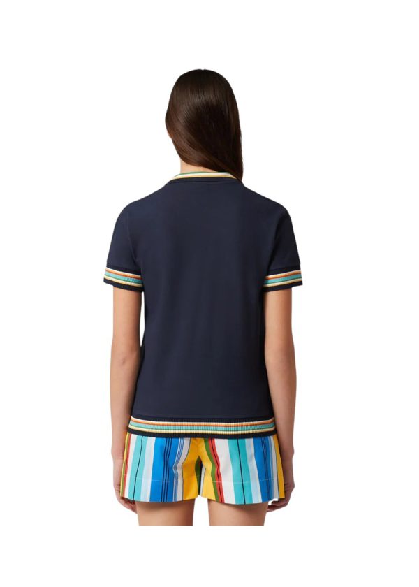 Harmont & Blaine - Polo con costine rigate L0NDA2 021727 donna -S - immagine 4