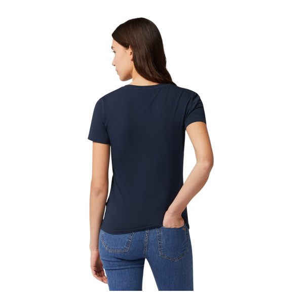 Harmont & Blaine - T-shirt blu scuro con bassotto colorato I0ND91 - immagine 2