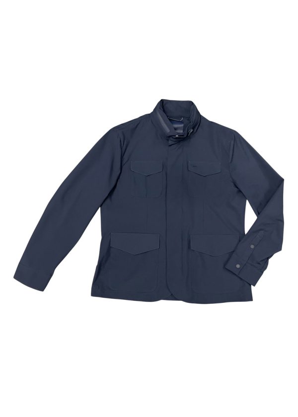Harmont & Blaine - Giubbotto leggero impermeabile antivento blu scuro