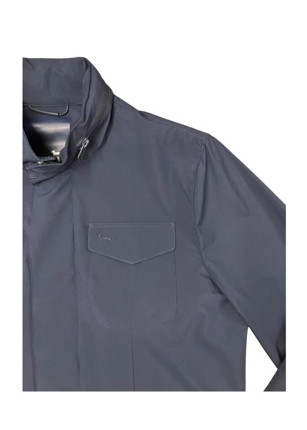 Harmont & Blaine - Giubbotto leggero impermeabile antivento blu scuro - immagine 3