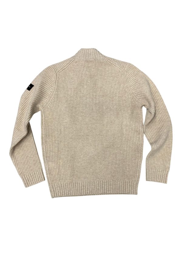 Ecoalf - S - Maglione Mertoalf in lana riciclata beige verso taupe melange - immagine 2
