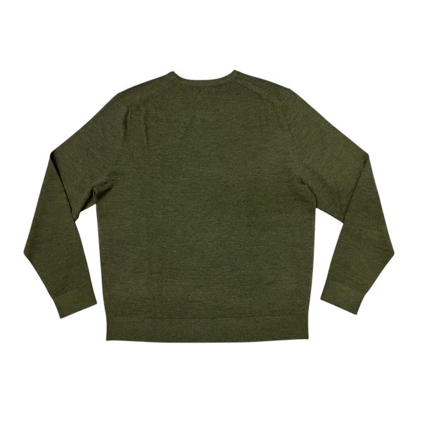 Calvin Klein - Maglione in lana quattro stagioni K10K109474 MRZ verde oliva - immagine 2