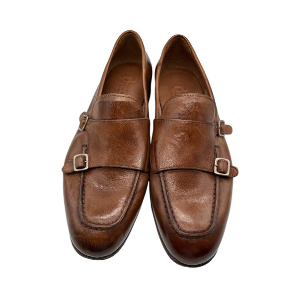 Brecos - EU/42 - Mocassini in pelle marrone lavorazione Blake - immagine 3