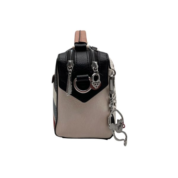 Anekke - Borsetta a tracolla in pelle vegana di poliestere multicolore 40723-443 - immagine 3