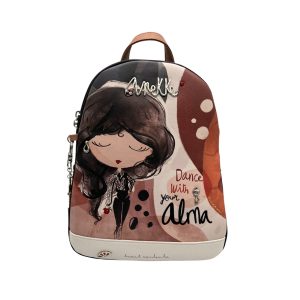 Anekke - Zaino in pelle vegana di poliestere multicolore 40705-044