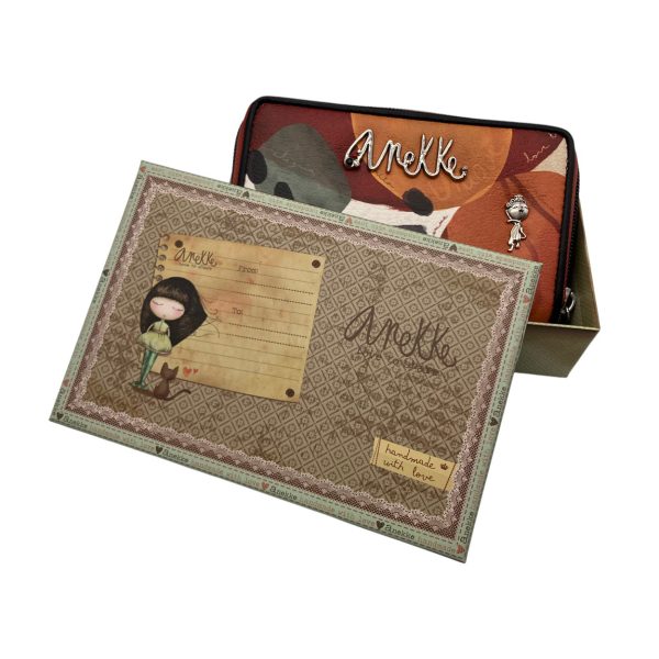 Anekke - Portafoglio multi scomparti in pelle vegana multicolore 40719-909 - immagine 3
