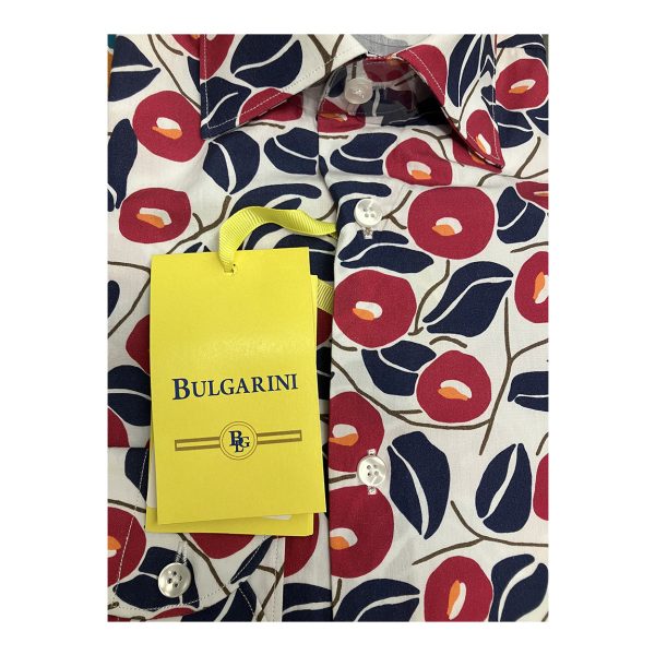 Bulgarini - Camicia in cotone multicolore Slim Ban New 24 Col. 09 - immagine 3
