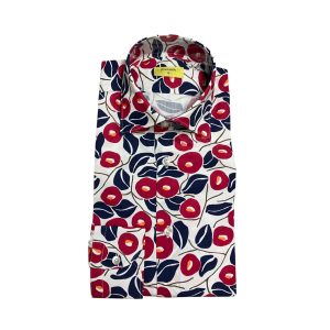 Bulgarini - Camicia in cotone multicolore Slim Ban New 24 Col. 09