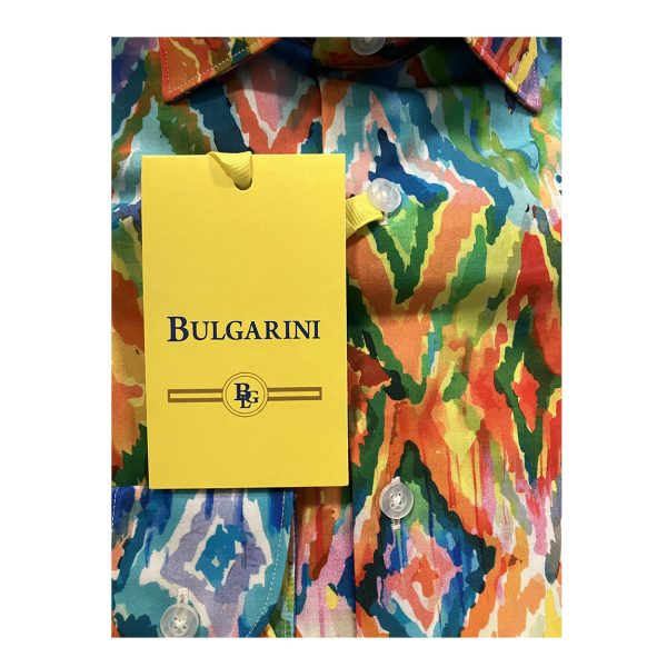 Bulgarini - Camicia in cotone multicolore Slim Ban New 24 Col. 17 - immagine 3