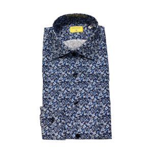 Bulgarini - Camicia in cotone multicolore Slim Ban New 24 Col. 05