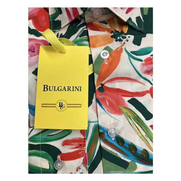 Bulgarini - Camicia in cotone multicolore Slim Ban New 24 Col. 15 - immagine 3