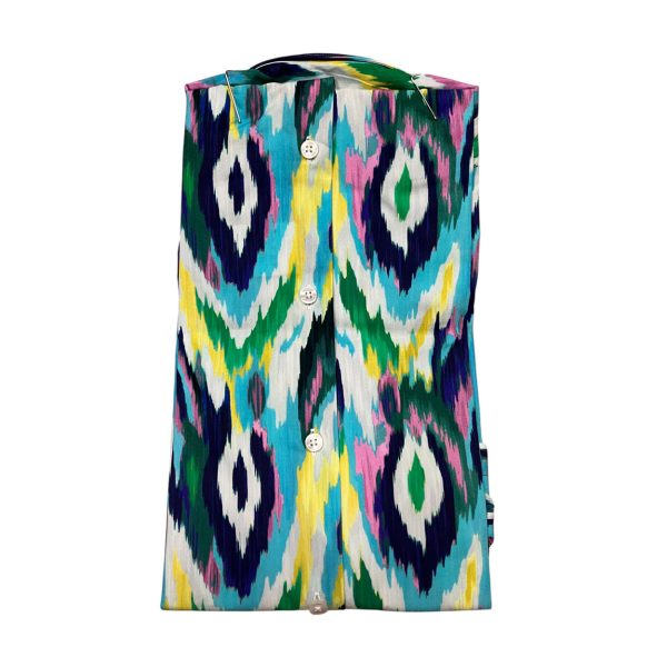 Bulgarini - Camicia in cotone multicolore Slim Ban New 24 Col. 10 - immagine 2