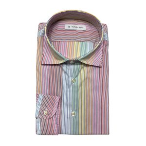 Manuel Ritz - Camicia a righe multicolore 3632E602