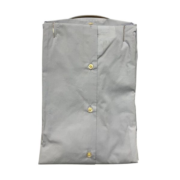 Manuel Ritz - Camicia in cotone elasticizzato celeste 3632E602L - immagine 2
