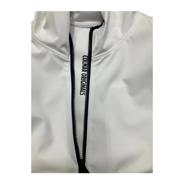 Colmar - Giubbotto impermeabile con cappuccio in poliestere elasticizzato bianco ottico - immagine 3