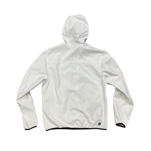 Colmar - Giubbotto impermeabile con cappuccio in poliestere elasticizzato bianco ottico - immagine 2