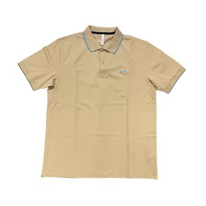SUN68 - XL - Polo in cotone elasticizzato senape