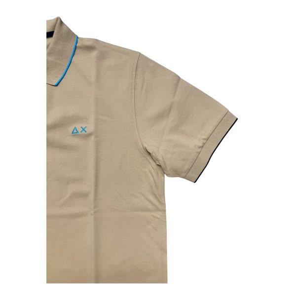 SUN68 - XL - Polo in cotone elasticizzato senape - immagine 3