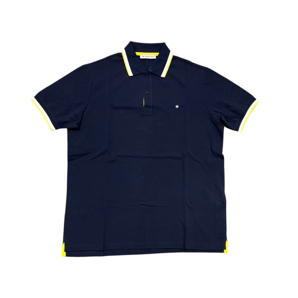 Manuel Ritz - Polo in cotone blu scuro 3632M550