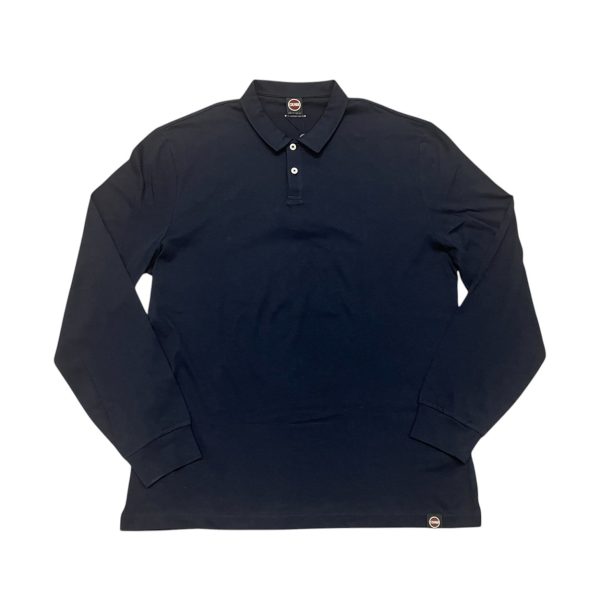 Colmar - Polo a manica lunga in cotone Supima blu scuro 7677