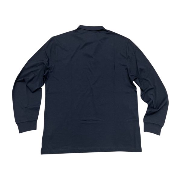 Colmar - Polo a manica lunga in cotone Supima blu scuro 76 - immagine 2