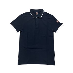 Colmar - Polo monday in piquet stretch blu scuro
