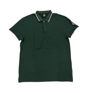 Colmar - Polo monday in piquet stretch verde scuro