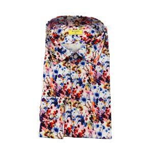 Bulgarini - Camicia in cotone multicolore Slim Ban New 24 Col. 07