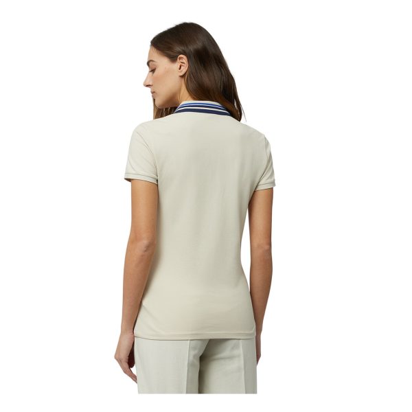 Harmont & Blaine - Polo con dettagli rigati  L0NDB3 beige - immagine 2