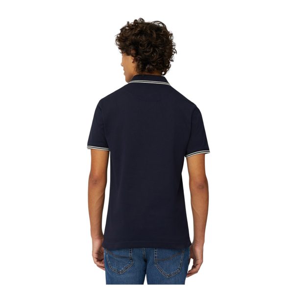 Harmont & Blaine - Polo Essentials in cotone blu scuro Narrow fit LN1010 - immagine 2