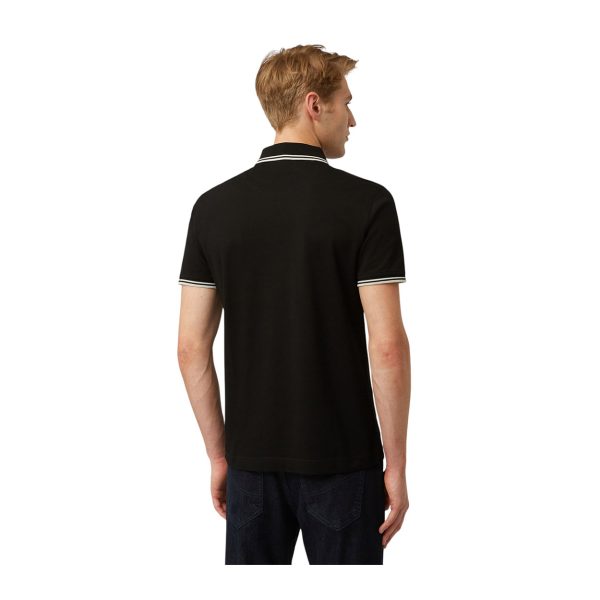 Harmont & Blaine - Polo Essentials in cotone nero Narrow fit LN1010 - immagine 2
