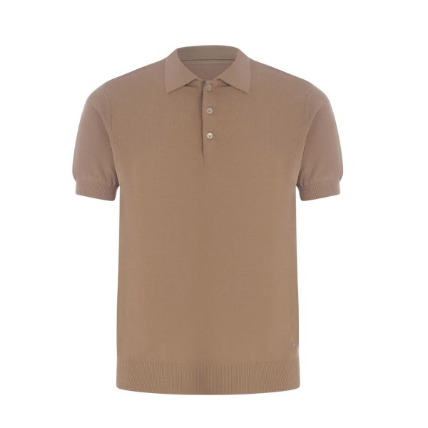 Manuel Ritz - Polo in filo di cotone écru 3632M507
