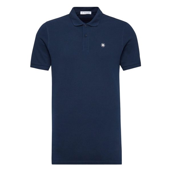 Manuel Ritz - Polo in cotone blu scuro 3632M552
