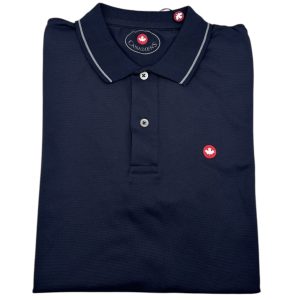 Canadiens - Polo in piquet tech stretch blu navy - 48