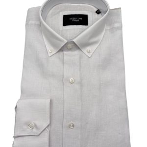 Scervino Street - Camicia in lino bianco ottico