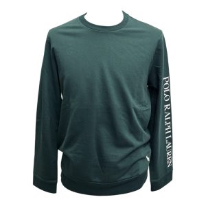Polo Ralph Lauren - Felpa verde girocollo uomo - XL