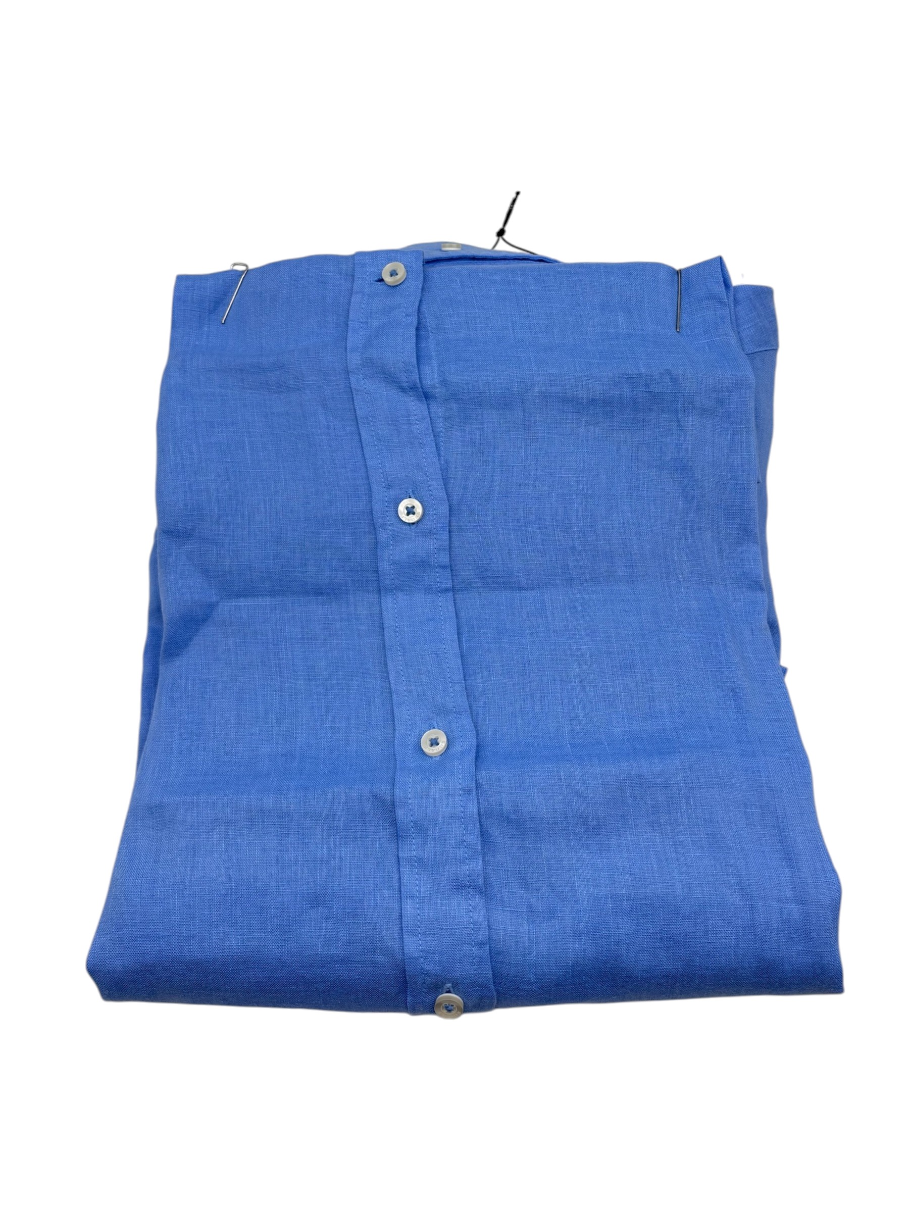 Ecoalf - Camicia in lino french blue modello Malibu - S - immagine 2