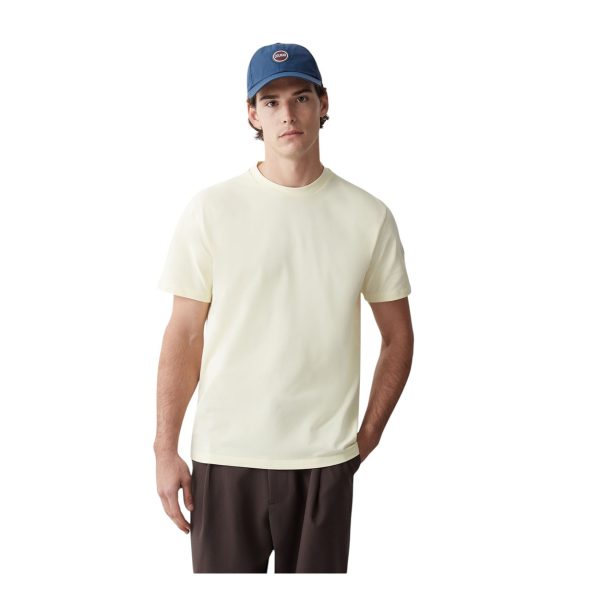 Colmar - T-shirt slim fit in cotone giallo 7510 uomo - immagine 3